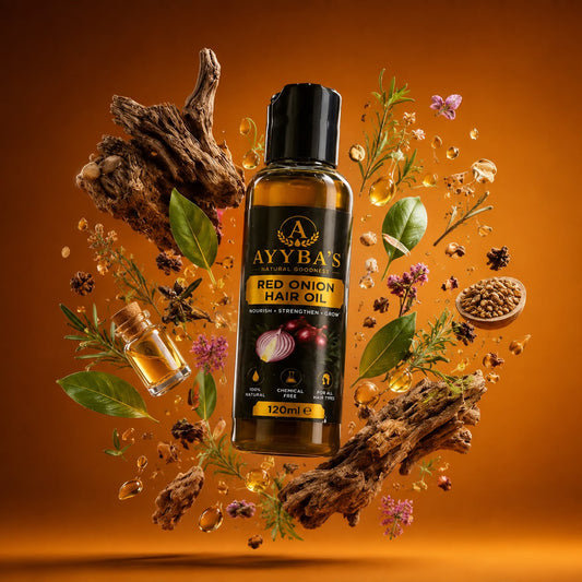 AYYBA’S Red Onion Hair Oil 120ml – Premium Hair Care