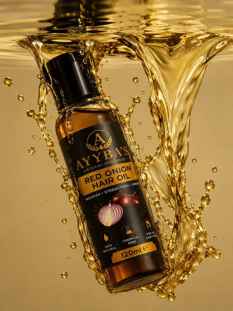 AYYBA’S Red Onion Hair Oil – Premium Nourishing Hair Care