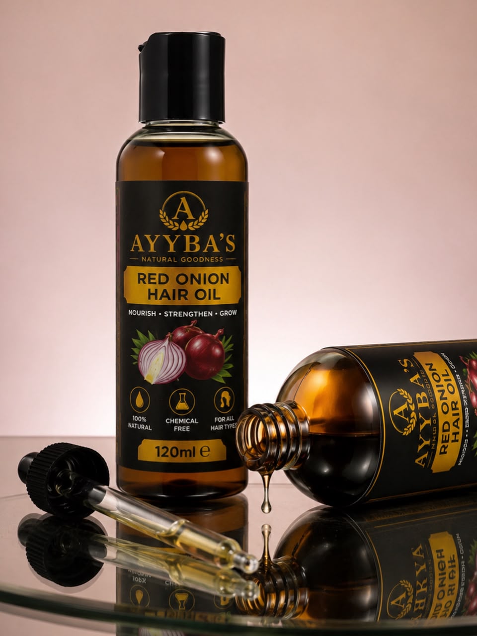 AYYBA’S Red Onion Hair Oil – Premium Nourishing Hair Care